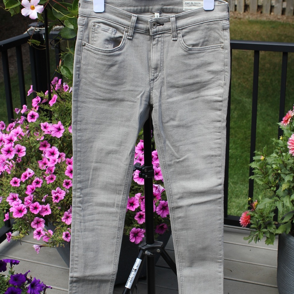 Rag & Bone Ankle Skinny Jeans Grey Size 27